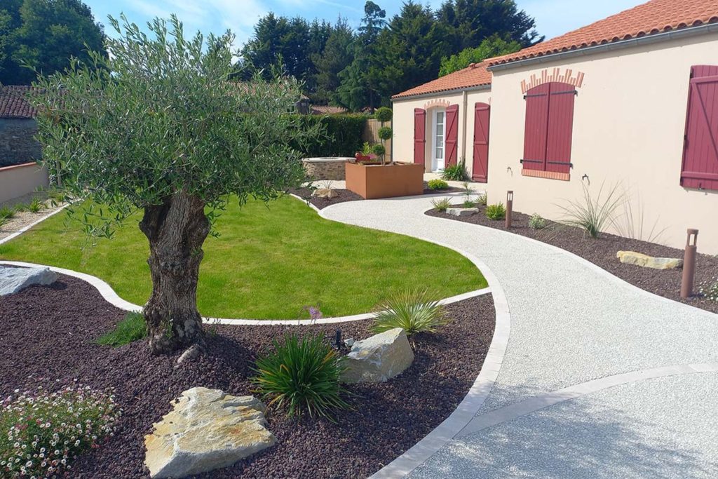 Paysage signature enrobe jardin Marseille Allauch