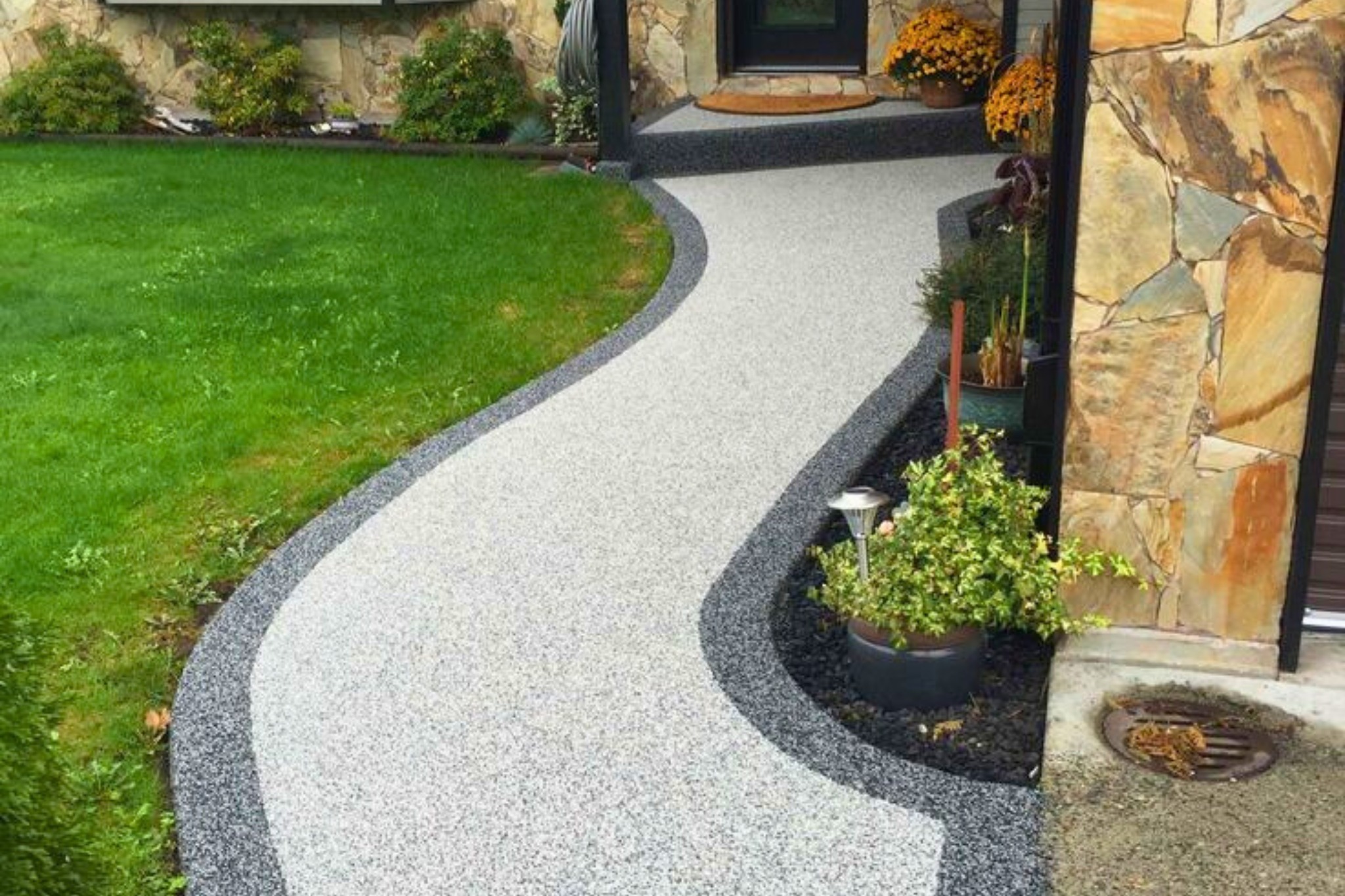 Paysage signature moquette de pierre jardin Marseille Allauch